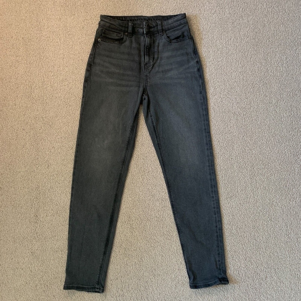 American Eagle Womens Jeans Size 0 Stretch Black Denim